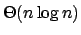 $\Theta(n\log{n})$